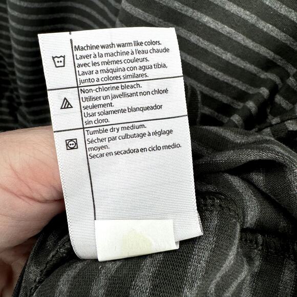 Carhartt T-Shirt Mens 3XL Gray Striped Original Fit Heavyweight Pocket Tee - Picture 6 of 7